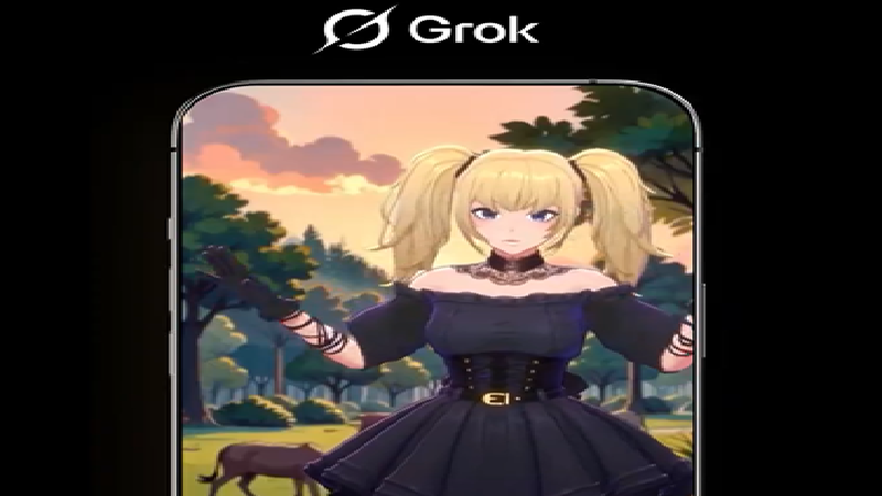 Elon Musk’s Grok Launches Customizable AI Companions Including a Goth Anime Girl