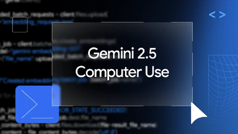 Google releases Gemini 2.5 Computer Use model for low-latency browser & mobile UI control via Gemini