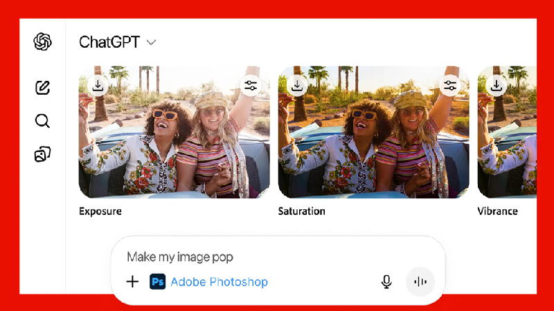 Adobe launches Photoshop, Express, and Acrobat inside ChatGPT for conversational editing