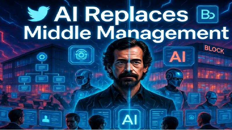Jack Dorsey says AI could replace middle management as Block restructures workforce